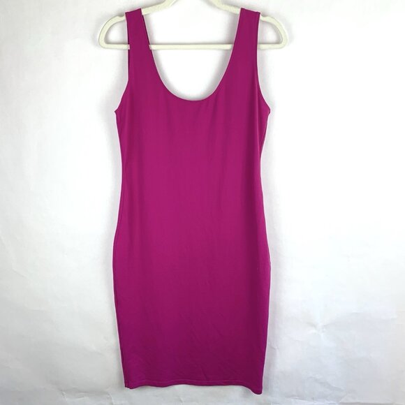 Tildon Stretchy Bodycon Dress Large Pink Fuschia Baddie Revenge Going Out Party - Picture 1 of 7